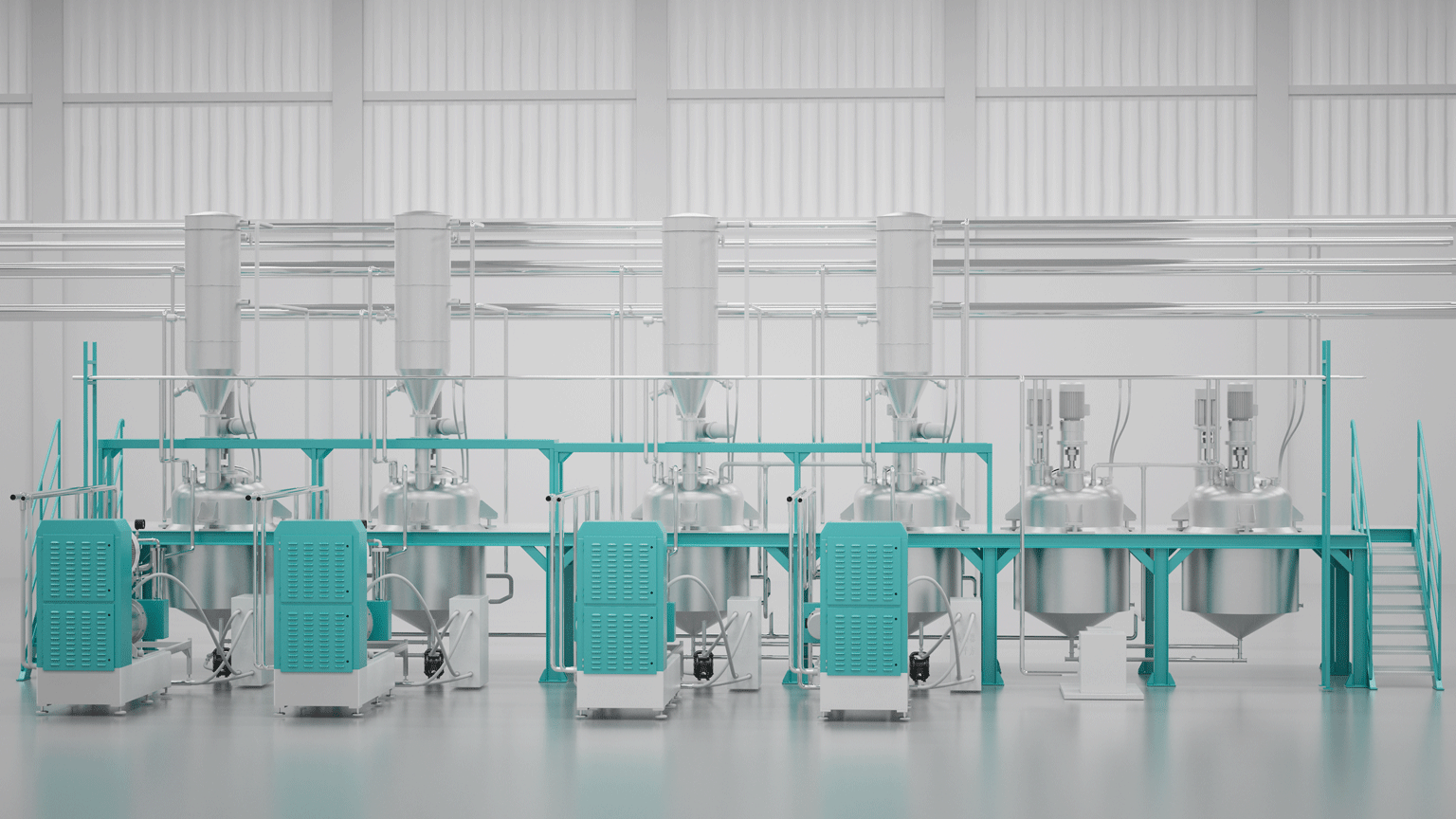 비드 밀 실리콘-탄소 양극 생산 라인 솔루션