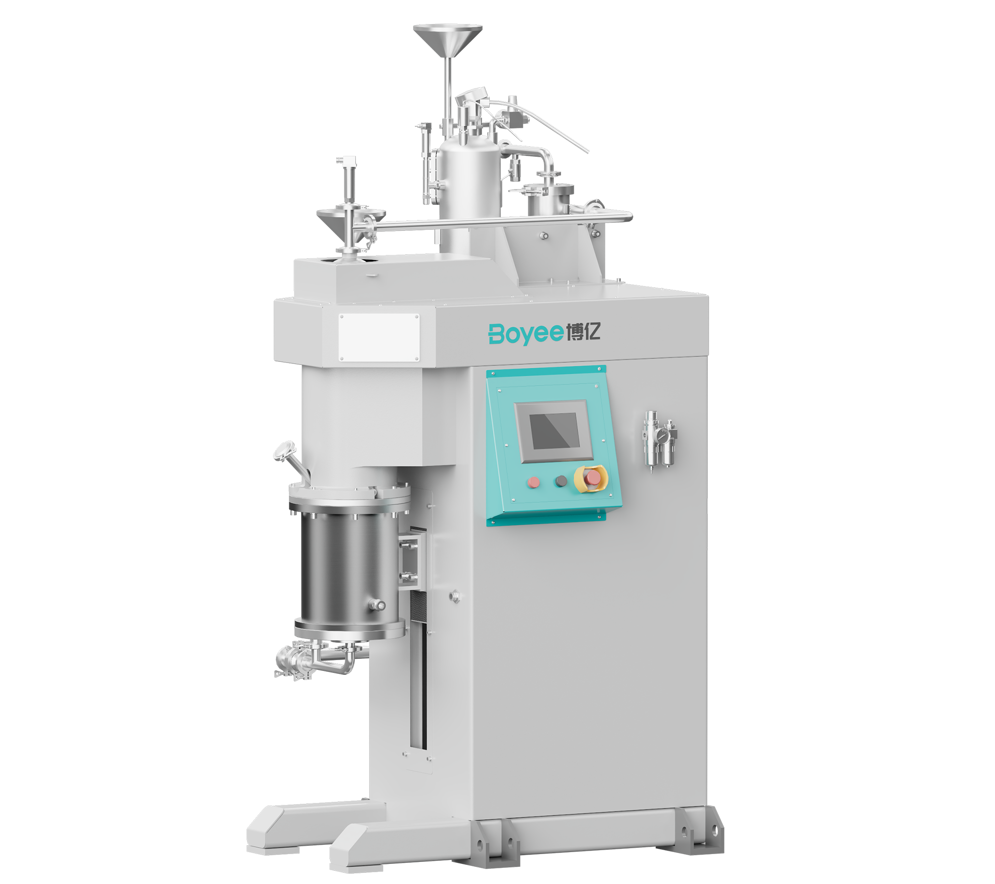 Boyee LS Single-Drive Vertical Bead Mill for Battery Materials Boyee LS Single-Drive Vertical Bead Mill for Battery Materials